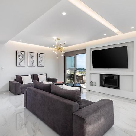 Ferienwohnung Panorama Luxury Penthouse Ixia  Exterior foto